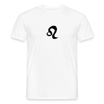 Zodiaque Lion - T-shirt homme - blanc - Devant - AI Model Male 178 dark (178cm)