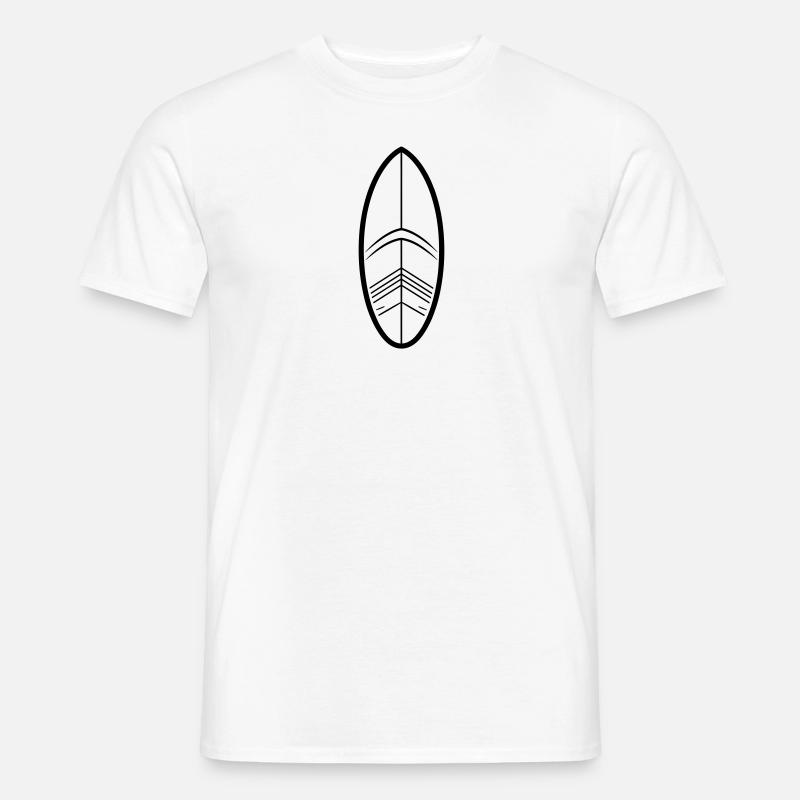 Surfen - Männer T-Shirt - Weiß