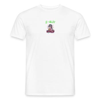 Elektrogott Unicorn Bierbeat - Männer T-Shirt - Weiß - Vorne - AI Model Male 178 dark (178cm)
