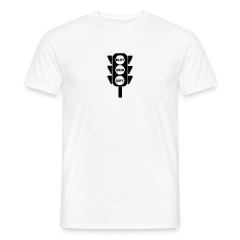 Ampel - Männer T-Shirt - Weiß - Vorne - AI Model Male 178 dark (178cm)