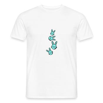 Ostern Symbol Hase - Männer T-Shirt - Weiß - Vorne - AI Model Male 178 dark (178cm)