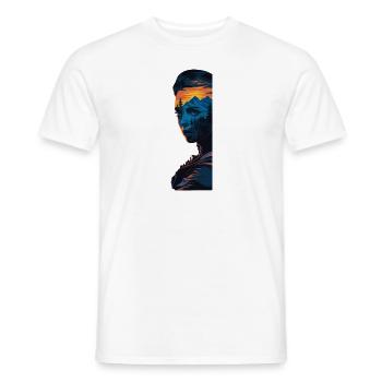 Hiking girl - wandern Frau Mädchen - Männer T-Shirt - Weiß - Vorne - AI Model Male 178 dark (178cm)