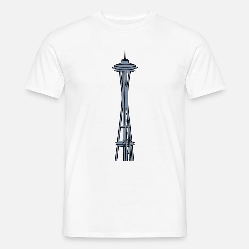 Space Needle in Seattle 2 - Men's T-shirt - undefined