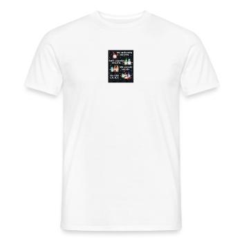 Glühwein - Männer T-Shirt - Weiß - Vorne - AI Model Male 178 dark (178cm)