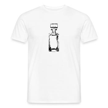 Bouteille de whisky - T-shirt homme - blanc - Devant - AI Model Male 178 dark (178cm)
