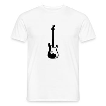 bass - T-shirt homme - blanc - Devant - AI Model Male 178 dark (178cm)