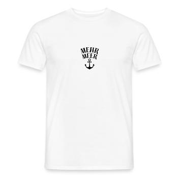 Mehr Meer - Männer T-Shirt - Weiß - Vorne - AI Model Male 178 dark (178cm)