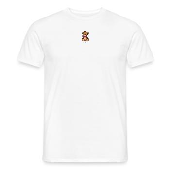 Pixel MiniBear Austria - T-shirt homme - blanc - Devant - AI Model Male 178 dark (178cm)