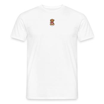Pixel MiniBear Croatia - Men's T-Shirt - white - Front - AI Model Male 178 dark (178cm)