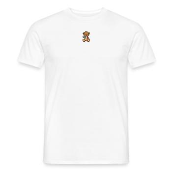 Pixel MiniBear Italy - Men's T-Shirt - white - Front - AI Model Male 178 dark (178cm)