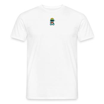 Pixel MiniBear King - Men's T-Shirt - white - Front - AI Model Male 178 dark (178cm)