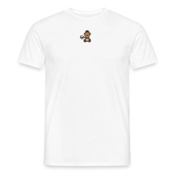 Pixel MiniBear Racing - Men's T-Shirt - white - Front - AI Model Male 178 dark (178cm)