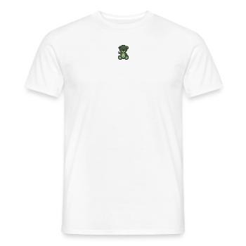 Pixel MiniBear Zombie - T-shirt homme - blanc - Devant - AI Model Male 178 dark (178cm)