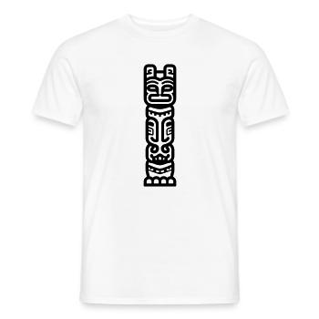Totem - Männer T-Shirt - Weiß - Vorne - AI Model Male 178 dark (178cm)