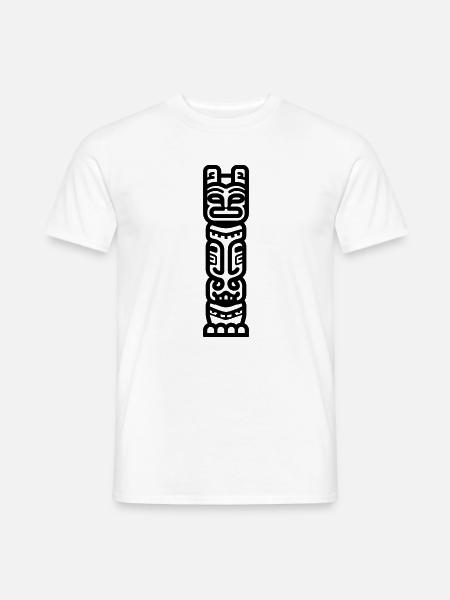 Totem - Männer T-Shirt - Weiß