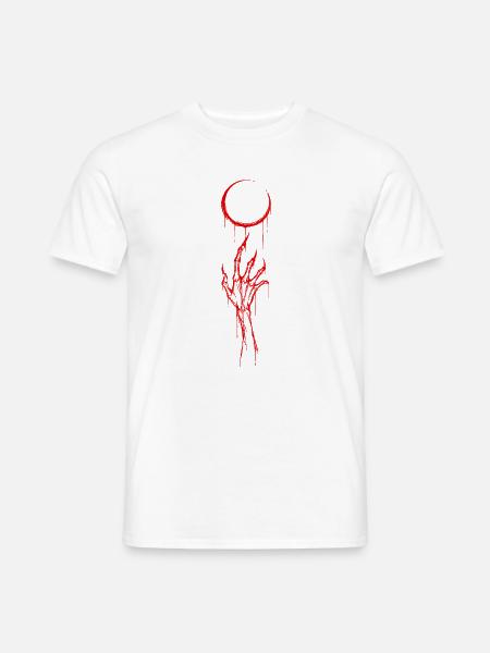 Roter Griff - Männer T-Shirt - Weiß