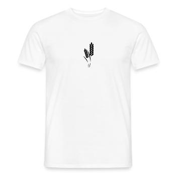 Wheat grain for farmers, farmers as a gift - Men's T-Shirt - white - Front - AI Model Male 178 dark (178cm)