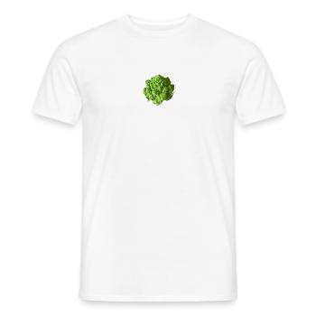 Romanesco-Brokkolifraktal - Männer T-Shirt - Weiß - Vorne - AI Model Male 178 dark (178cm)