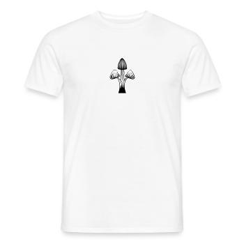 Mushroom - Men's T-Shirt - white - Front - AI Model Male 178 dark (178cm)