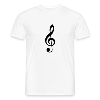clef - T-shirt homme - blanc - Devant - AI Model Male 178 dark (178cm)