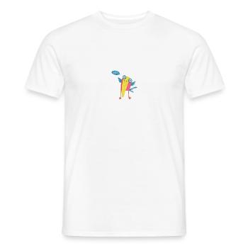 Vogel - Männer T-Shirt - Weiß - Vorne - AI Model Male 178 dark (178cm)
