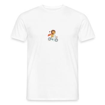 Fahrrad - Männer T-Shirt - Weiß - Vorne - AI Model Male 178 dark (178cm)