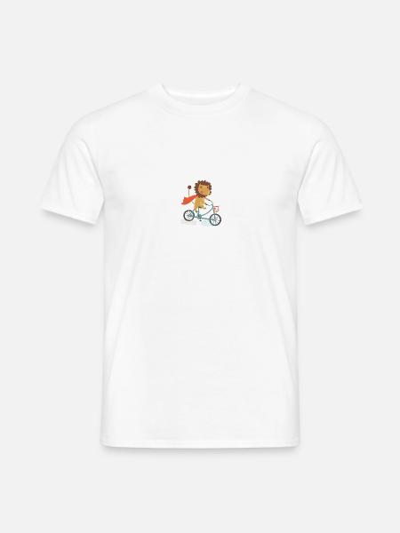 Fahrrad - Männer T-Shirt - Weiß
