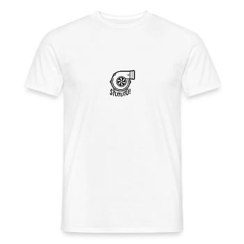 TURBO STUTUTU! - Men's T-Shirt - white - Front - AI Model Male 178 dark (178cm)