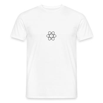 Laboratoire de Chimie Physique Atomique - T-shirt homme - blanc - Devant - AI Model Male 178 dark (178cm)