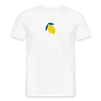 Lemon - Männer T-Shirt - Weiß - Vorne - AI Model Male 178 dark (178cm)