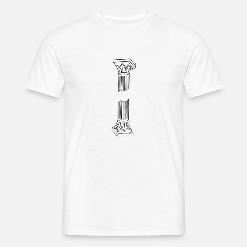 Pillar - Männer T-Shirt - Weiß