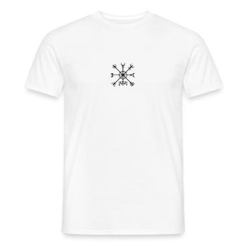 Vegvisir - Men's T-Shirt - white - Front - AI Model Male 178 dark (178cm)