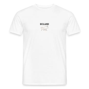Bull Symbol - Männer T-Shirt - Weiß - Vorne - AI Model Male 178 dark (178cm)