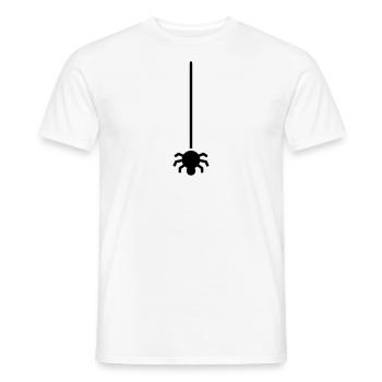 Pentes araignées - T-shirt homme - blanc - Devant - AI Model Male 178 dark (178cm)