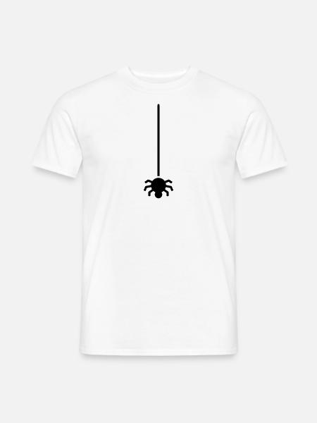 Hanging spider - Men's T-Shirt - white