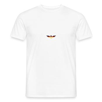 German eagle - Men's T-Shirt - white - Front - AI Model Male 178 dark (178cm)