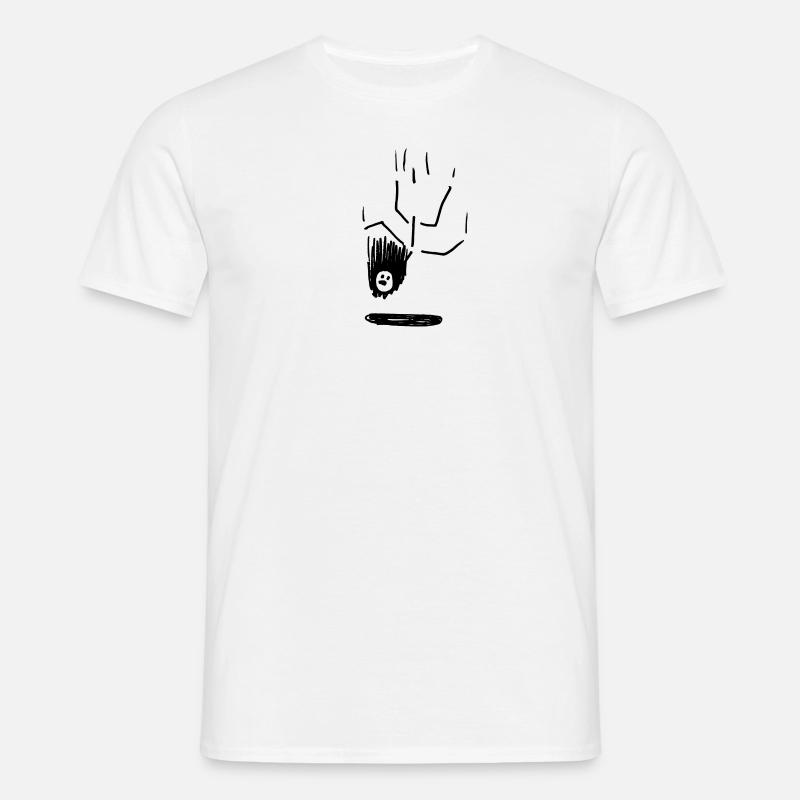 Der Fall - Männer T-Shirt - Weiß