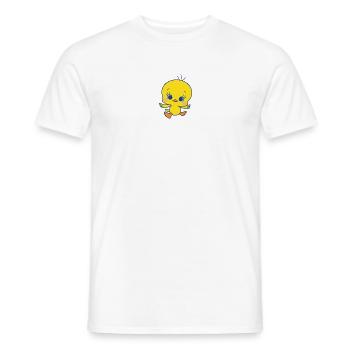 Looney Tunes X Gokko Tweety  - Männer T-Shirt - Weiß - Vorne - AI Model Male 178 dark (178cm)
