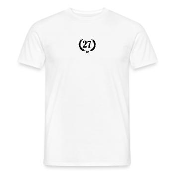 lorbeerkranz_27 - Männer T-Shirt - Weiß - Vorne - AI Model Male 178 dark (178cm)