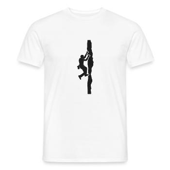 Escalation - Men's T-Shirt - white - Front - AI Model Male 178 dark (178cm)