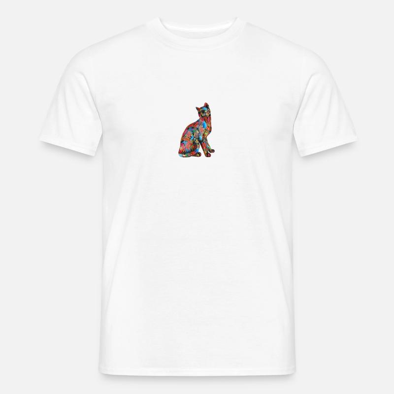 Katze Graffiti - Männer T-Shirt - undefined