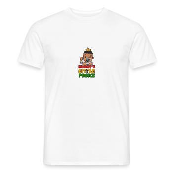 Ghana Ghanaian Flag Young Prince Crown I Gift - Men's T-Shirt - white - Front - AI Model Male 178 dark (178cm)