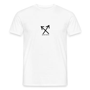 you never catch me removebg preview - Männer T-Shirt - Weiß - Vorne - AI Model Male 178 dark (178cm)