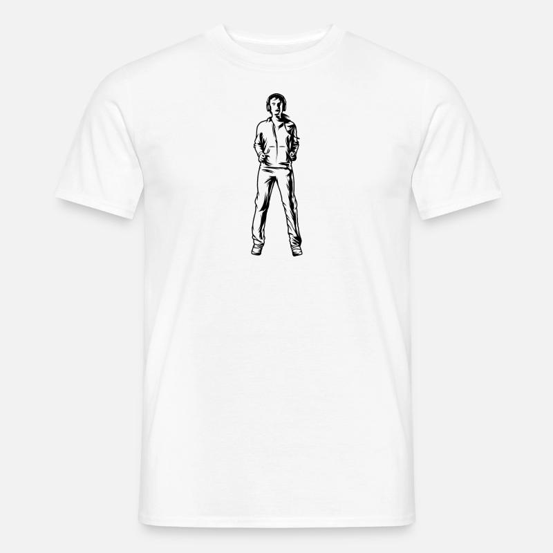 Jogger - Männer T-Shirt - Weiß