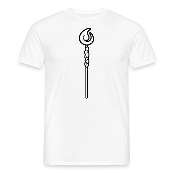 Baguette magique - T-shirt homme - blanc - Devant - AI Model Male 178 dark (178cm)