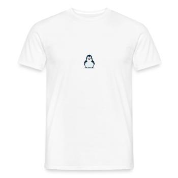 Little penguin - Men's T-Shirt - white - Front - AI Model Male 178 dark (178cm)