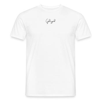God is good (dark) - Men's T-Shirt - white - Front - AI Model Male 178 dark (178cm)
