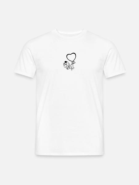 lamb heart farts 1c - Men's T-Shirt - white