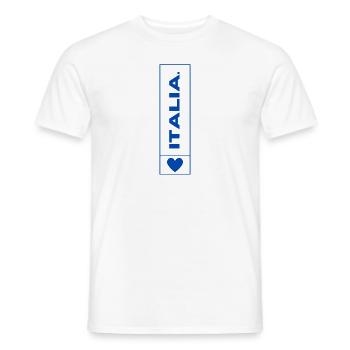 Italia Italien Italy - Men's T-Shirt - white - Front - AI Model Male 178 dark (178cm)