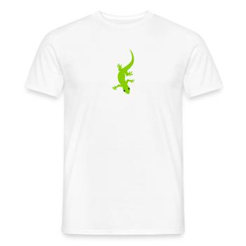 Gecko - Men's T-Shirt - white - Front - AI Model Male 178 dark (178cm)